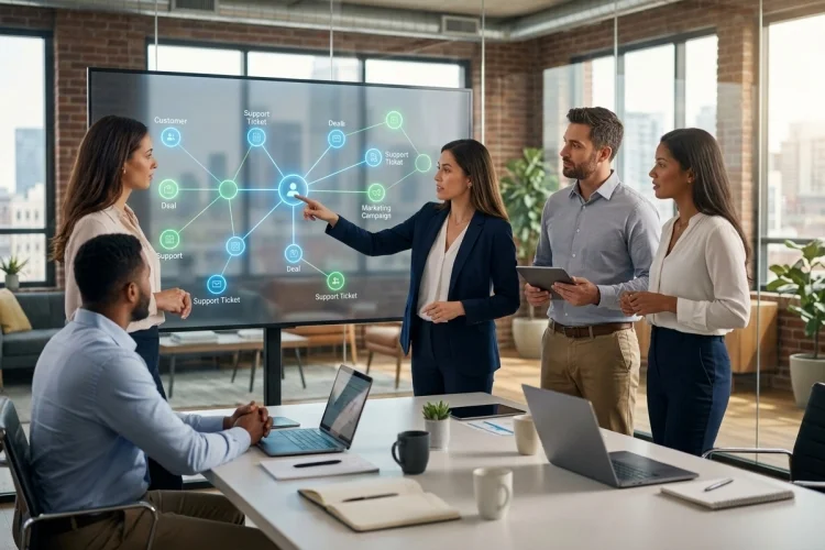 Mengoptimalkan CRM Data Model untuk Organisasi Multi-Tim yang Skalabel